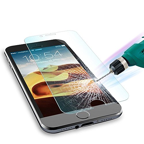 Funda iPhone 6  iPhone 6s Carcasa Silicona Gel Mate   Vidrio Templado Protector de Pantalla - Mavis s Diary Case Ultra Delgado TPU Goma Flexible Cover para iPhone 6 6s - Rojo