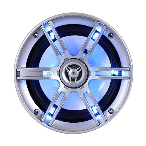Car Hifi Set Potsdam kompaktes 2.0 System 600W Kompakt Amp Boxen LED-Effekt