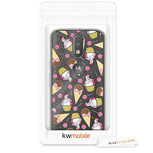 kwmobile Funda para Motorola Moto G4 Moto G4 Plus - Carcasa Protectora de TPU con dise o de Dulces en Rosa Fucsia Amarillo Transparente reviews kwmobile Funda para Motorola Moto G4 Moto G4 Plus - Carcasa Protectora de TPU con dise o de Dulces en Rosa Fucsia Amarillo Transparente