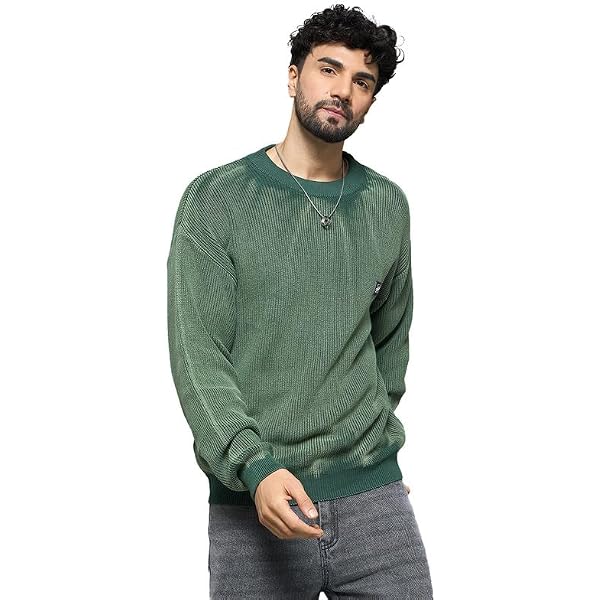 Buy FUGAZEE Blue Mohair Mother Mary Acrylic Wool Knitted Sweater