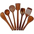 Wooden Serving and Cooking Spoons Set Kitchen Organizer Items Kitchen Accessories Items,40 centimeter