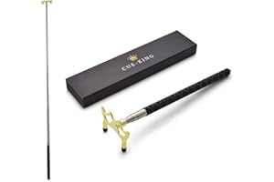 Cue-King Telescopic Bridge Stick with Premium Woven Handle, Pool Accessories, Snooker Accessories, Bridge for Snooker and Pool