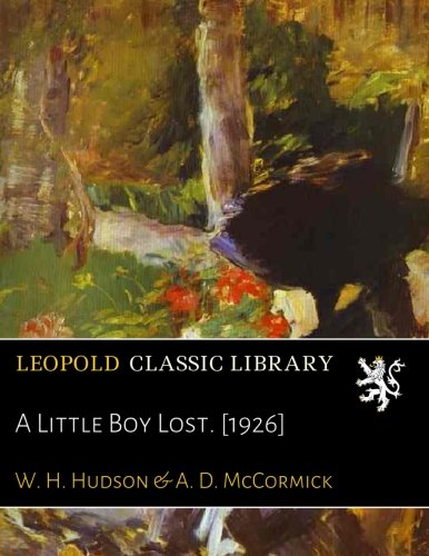 A Little Boy Lost. [1926]