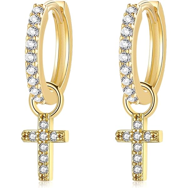 FANCIME 925 Sterling Silber Herz-Kreuz Anhänger – Vergoldet, 40+5 Cm Kette, Für Frauen & Mädchen, Mit Faith Hope Love Gravur