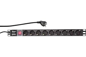 Logilink PDU9C02 19'' 9x CEE7 / 3 Power socket schwarz