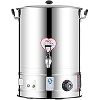 Catering Urn Hot Water Boiler & Dispenser Digital Tea Boiler and Mulled Wine Warmer - Energy Efficient Stainless Steel…