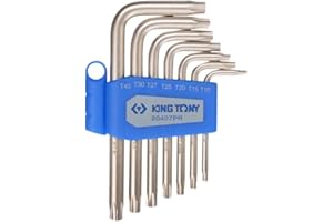 King Tony 20407PR - Juego de llaves allen 840 en el sistema de la caja de 7