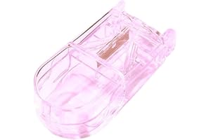 PANDAXUN Pill Cutter and Splitter with Storage, Multiple Pill Cutters for Small or Large Pills In Half, Pill Cutter/Separator for Cutting Pills, Vitamins, Tablets, Daily Usage, Travel Sized (Pink)