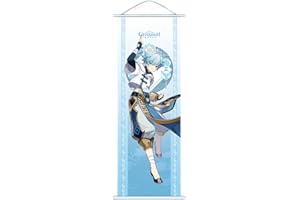 HANAIETTE 1 poster de Genshin Impact en tissu forgé à suspendre au mur pour salon, chambre à coucher (Chongyun)