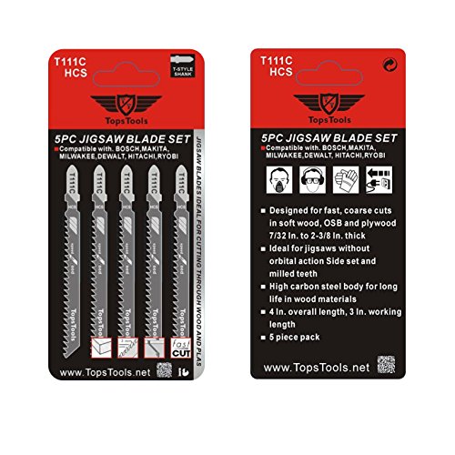 25 x topstools Stichsägeblatt T101BR Stichsägeblätter T111 C Stichsägeblatt T144D gemischt Stichsägeblätter für Bosch, Dewalt, Makita, Milwaukee und viele mehr - 4