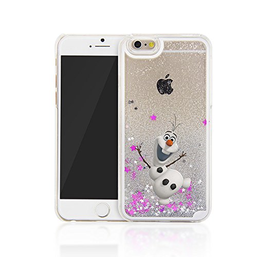 Phone Kandy   Duro transparente caja del tel  fono de Shell del brillo de la chispa Stars con la historieta  iPhone 6 6s  4 7    Olaf 