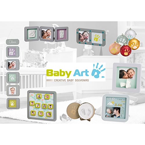 Baby Art Photo Sculpture Frame – Rahmen für Foto und 3D Hand- und Fußabdruck - 3