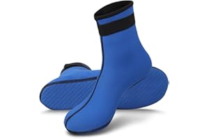 Rtdep 3mm Calzari Neoprene Calzari Sub Antiscivolo Calzari Beach Volley Impermeabili Calzari Sub 3MM Calzari Antiscivolo per Apnea e Immersioni