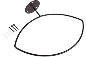 Yawdil Support mural en acier pour ballons de rugby, ballon de sport, économie d'espace, salon, chambre à coucher