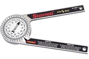 STARRETT 505 A7 Pro Kątomierz zakładowy 175 mm (7 cali)