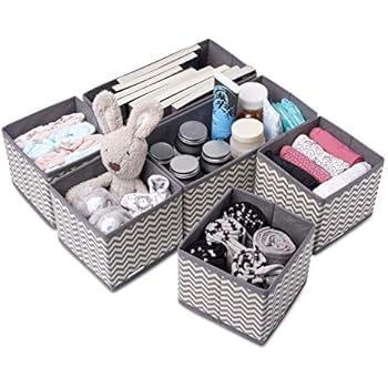 Mdesign Storage Box Set Of 3 Six Multi Use Organisers In Two