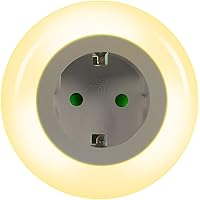 Emotionlite LED Steckdose Nachtlicht mit Dämmerungssensor Nachtlampe Kinder Schützen Steckdose Orientierungslicht…