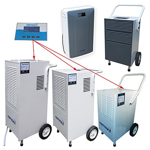 Nemaxx BT25 / BT55 / BT55X / BT80 / BT120 Bautrockner Kondenstrockner Luftentfeuchter Raumentfeuchter Entfeuchter Trockner (max. 25l – 120l/Tag), Modell:BT25 (25 Liter/Tag) - 5