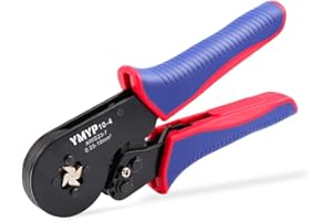 YMYP Ferrule Crimping Tool AWG 23-7, Square Crimper for End-Sleeves Terminal - Self-Adjusting Racheting Tool