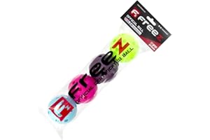 mb-m Freez Lot de 4 balles de hockey uni-hockey colorées