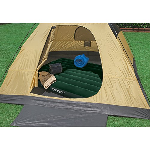 Intex 66929 Luftbett Downy „Green“ Queen mit Fußpumpe, 152 x 203 x 22 cm - 4