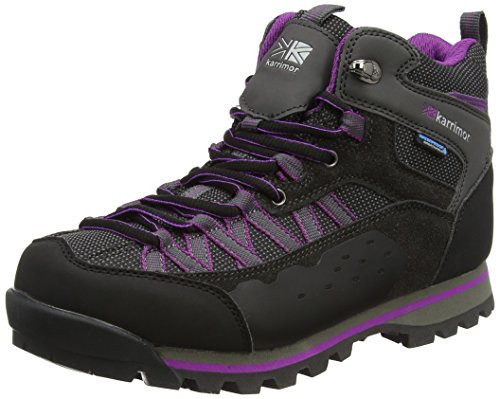 Karrimor Spike Mid II Ladies Weathertite, Botas de Senderismo para Mujer, Morado (Black Purple), 42 EU