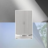 KRCDIGITAL Shower Cabin Glass Coating Foil 37cmx5mt Frosted Window Film Self Adhesive TRANSPARENT krcNM485