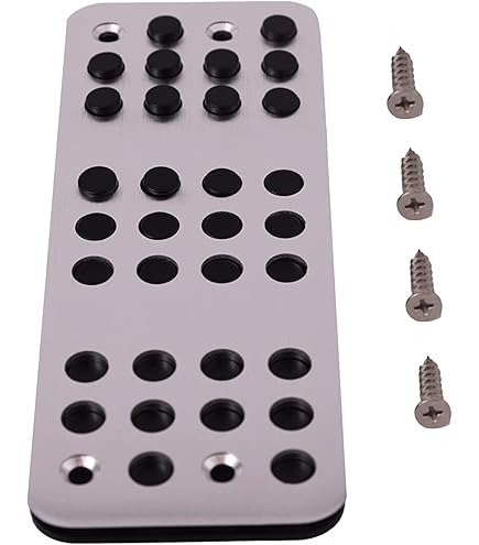 Repose-pieds En Aluminium Avec Insert Caoutchouc Pilot LA_28025 - Pièce Unique, Haute Performance