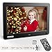 Produktbild Digitaler Bilderrahmen 8 Zoll, OUTAD HD IPS LCD Display mit Bewegungssensor/Kalender/Uhr Funktion, Video Musik Foto E-Book Wiedergabe, mit Fernbedienung, 8G SD Karte