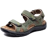  Sandale Herren Sandalen Outdoor Trekking Wanderschuhe Herren Schnell Trocken Outdoor Sandalen Leichte, Grün, 44 EU