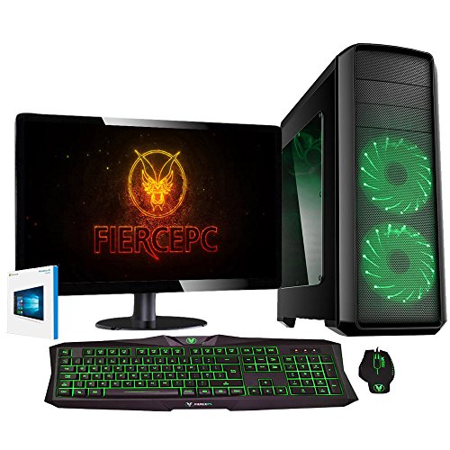 Fierce Bandit Gaming PC - 4,2GHz Achtkern AMD FX8300, NVIDIA GTX 1060 6GB GDDR5, 16GB Hochleistungsarbeitsspeicher, 120GB Solid State Drive, 1TB Festplatte - Perfekt für neuen Spiele, DirectX 12, VR Ready - 337901