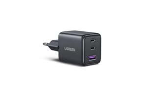 UGREEN USB C Ladegerät 30W 3-Port GaN II Netzteil iPhone Adapter PD Schnellladegerät Kompatibel mit iPhone 17, 17 Pro Max, iPhone Air, 16, 15, 14, 13, 12, iPad, Galaxy S25, S24, S23, Pixel 9