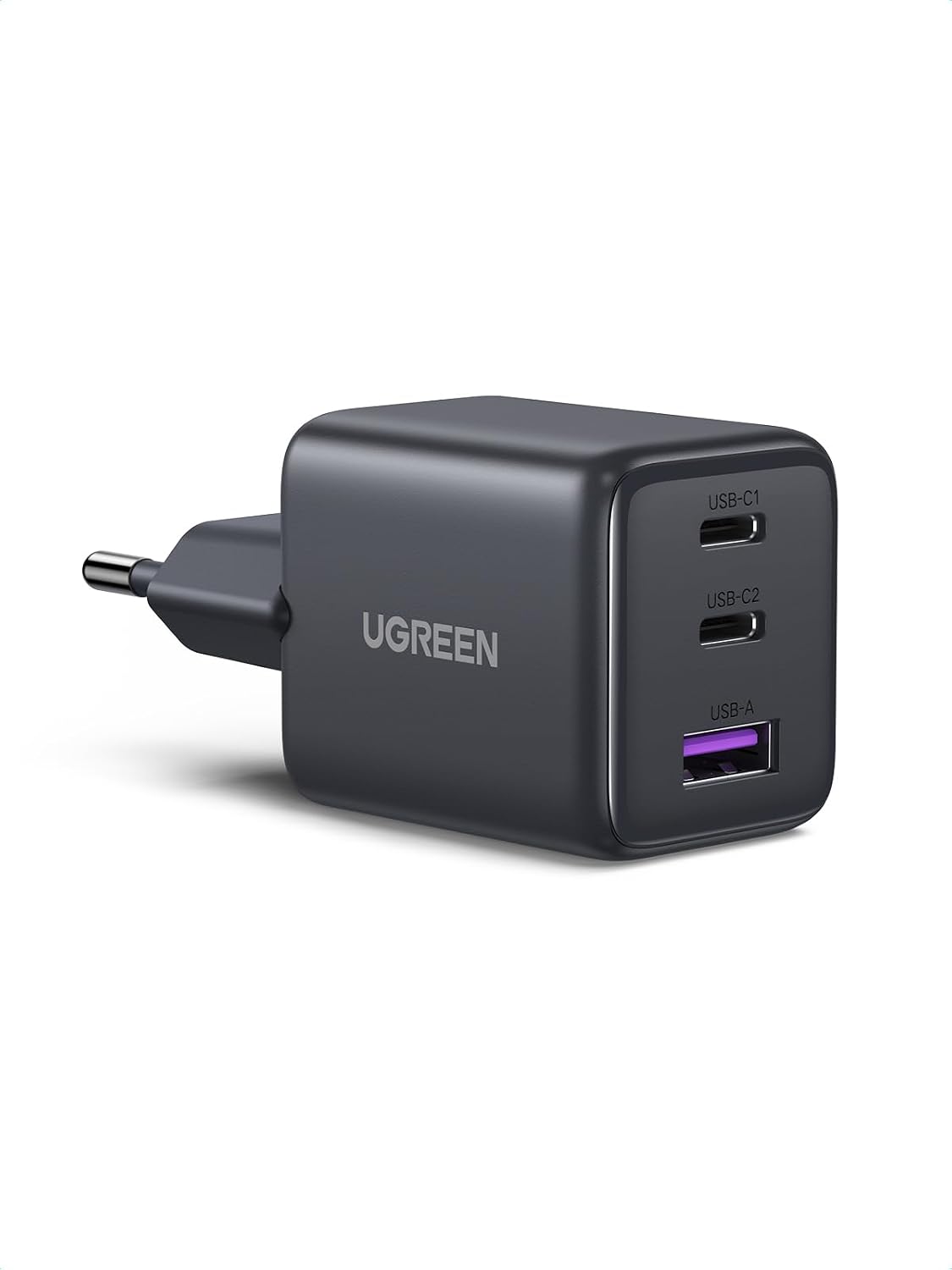 UGREEN USB C Ladegerät 30W 3-Port GaN II Netzteil PD Schnellladegerät Kompatibel mit iPhone (17, 17 Pro Max, Air, 16, 15, 14, 13, 12), iPad, Galaxy S25, S24, S23, Pixel 9 (Schwarz) | Kompatibel mit iPhone 17 Pro MAX Air 16 15 Galaxy S26 S25 S24 Ultra A57 A16 Pixel 10 9 8 iPad MacBook Air Neo (Schwarz)
