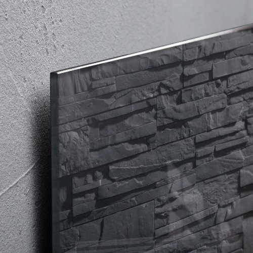 Sigel GL149 Glas-Magnetboard / Magnettafel artverum Schiefer-Stone, 91 x 46 cm – weitere Designs/Größen - 3