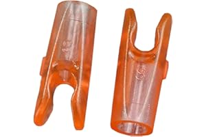 ACCMOS 60pcs Plastic Arrow Pin Nock Size L and Size S for ID 4.2mm ID 6.2mm ID 3.2mm Shaft Arrow Tails Replacement Nocks, Archery DIY Arrows Accessory