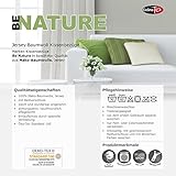 CelinaTex 5000948 BeNature Kissenbezug Seitenschläferkissen Stillkissen-Bezug Baumwolle Jersey Doppelpack 40 x 120 cm silber-grau - 5