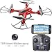 Produktbild Holy Stone HS200 FPV Drohne RC Quadrocopter mit HD Kamera WIFI Live Übertragung 2.4GHz 6-Axis Gyro Helikopter ferngesteuert mit Fernbedienung und App Funktion, Quadrocopter ferngesteuert mit camera,live video, One Key Start, automatische Höhenhaltung, Headless-Modus, Schwerkraft-Sensor für Anfänger und Kinder ab 14 Jahre, Farbe Rot