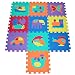 TLCmat® Soft Foam Play Mat Puzzle with Animal and Transportation Pop-Out