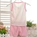 For 9-36Months ,Clode® 1Set Baby Children Clothing Set Shirt+Pants Undershirt Shorts Kids Pajama Set (12-20Months, Pink)