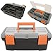 Price comparison product image kenable Toolbox with Removable Tray and Storage Compartment Eyehole Lid Large