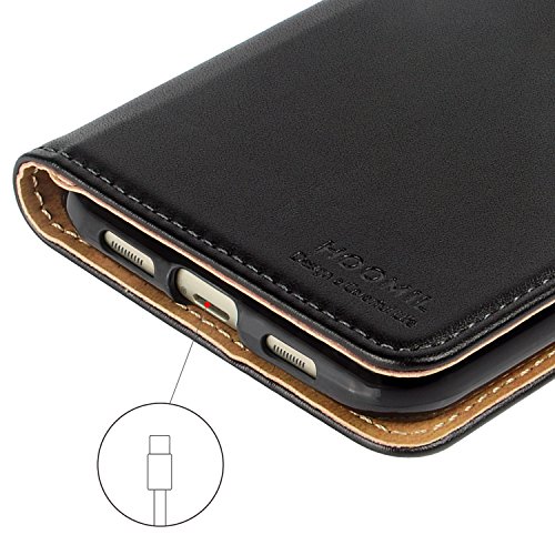 Huawei P8 HÃ¼lle, HOOMIL HandyhÃ¼lle Huawei P8 Tasche Leder Flip Case Brieftasche Etui SchutzhÃ¼lle fÃ¼r Huawei P8 Cover - Schwarz (H3062)