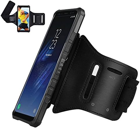 Aober Galaxy S8 Plus Case, Samsung Galaxy S8 Plus Armband, 2 in 1 Case (Armband Series) Sport Armband With Key Slots for Gym, Running, Jogging, Walking, Biking, Hiking &amp; Sports (Black)