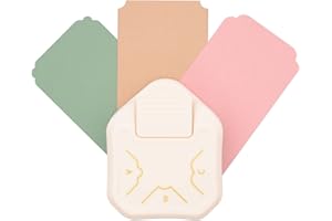 ‎VAESSEN CREATIVE Vaessen Creative 2137-091 3-in-1 Eckenstanzer, Stanzer, Dekorativ, Scrapbook Zubehör, Stanzen für DIY Projekte, Scrapbooking, Papercraft und Karten Basteln, Legierter Stahl Aluminium Kunststoff