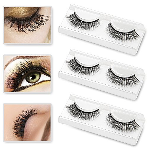 Wimpern, VALUE MAKERS® 3D Künstliche Wimpern 3 Paare Falsche Eyelashes - 2