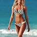 Produktbild GK-Schwarz und weiß gestreiften Bikini Badeanzüge Damen Bademode bikini,Bildfarbe,M