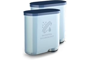 Philips Filtre à Eau Anti-Calcaire AquaClean pour Machine Expresso - Pour un Café de Qualité et un Arôme Intense - Lot de 2 (CA6903/22)