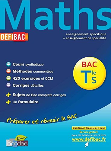 Download DEFIBAC C/M/EXO MATHS TER S