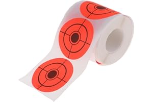 HARILLA B Baosity 250 Pcs Zielscheiben Selbstklebend Ziel Aufkleber für Shooting 5 cm Orange