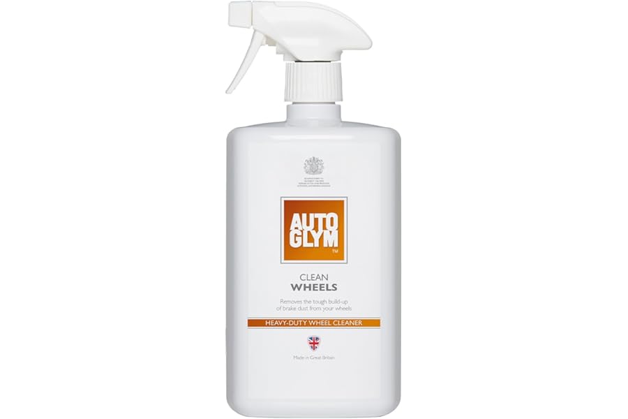 Autoglym Clean Wheels, 1 Litre - Heavy Duty Car Wheel Cleaner, Removes Dirt, Break Dust & Metal Contaminants, Alloy Wheel Cleaner & Tyre Cleaning Spray