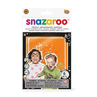 Snazaroo Maquillage - Set de 6 Pochoirs - Modèle Halloween